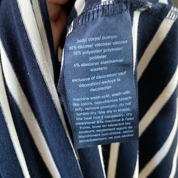 Tommy Hilfiger Striped Boatneck rolled sleeve Shirt navy white - Picture 6 of 12